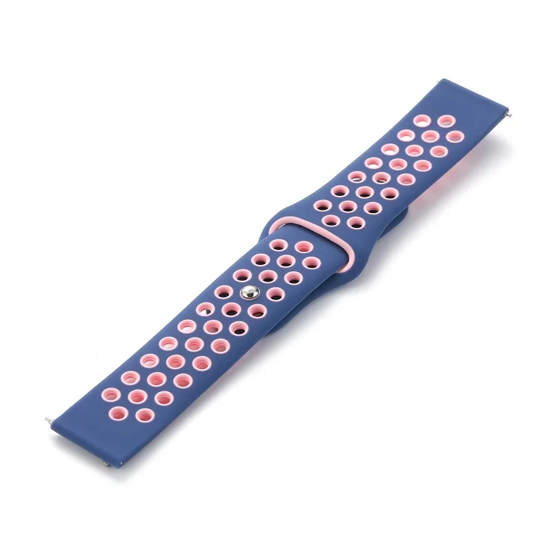 Enhanced Sports Silicone Strap, 22mm, Versatile Wristband Bracelet