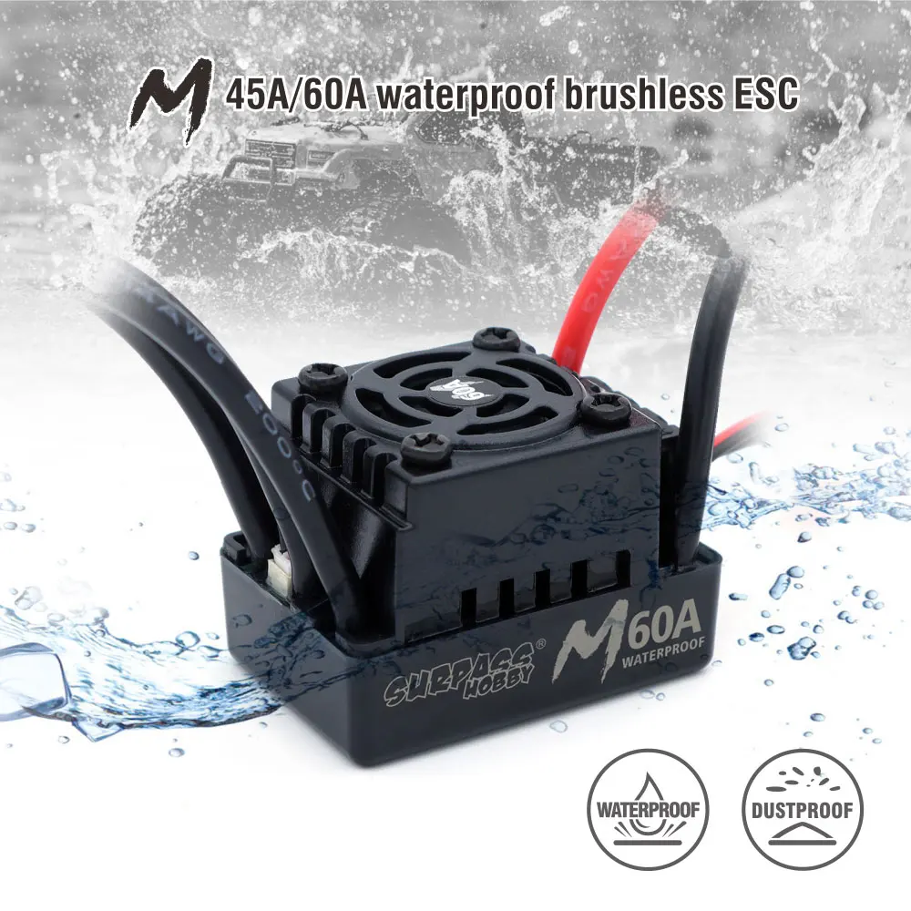 Surpass Hobby Rocket 2845 Waterproof Brushless Motor w/ 45A