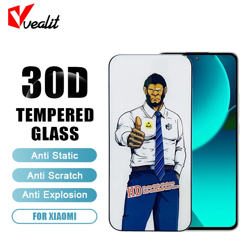 

30D Full Cover Tempered Glass For Xiaomi 13T 12T 11T 10T 9T Pro Screen Protector For Xiaomi 14 13 12 11 Lite 5G NE Premium Glass