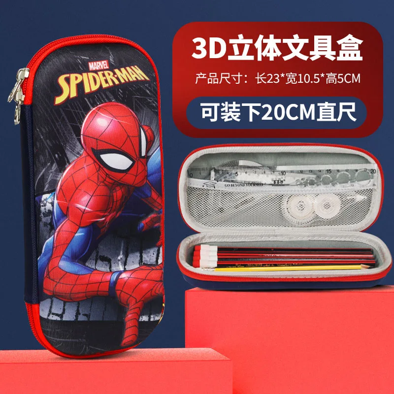 Disney Spider-man Pencil Case Captain America Hard Shell Large-capacity  Stationery Bag Boy Pupil Pencil Box Birthday Gifts - Action Figures -  AliExpress