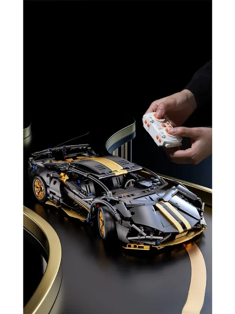 コレクション Loot Gaming March 2017 Future Tech Theme Technology 1:14 Black Supercar racing building blocks