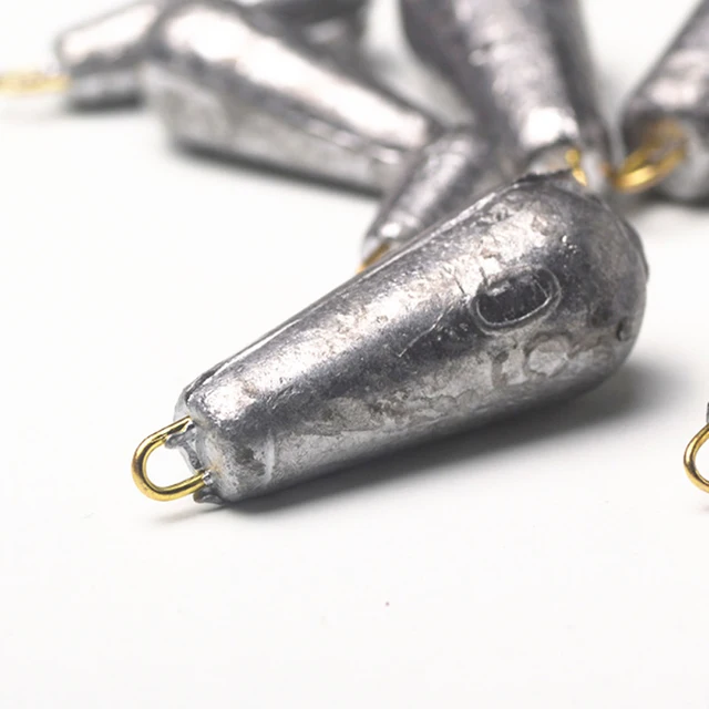 Plombs De Pêche En Forme D'olive, 20 Pièces, Ligne De Chute, Ouverture