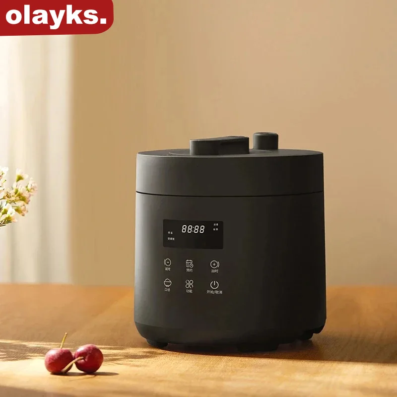 Olayks Electric Pressure Cooker 2.5L Household Automatic Micro Pressure Multifunction Rice Cooker For 2-3 People