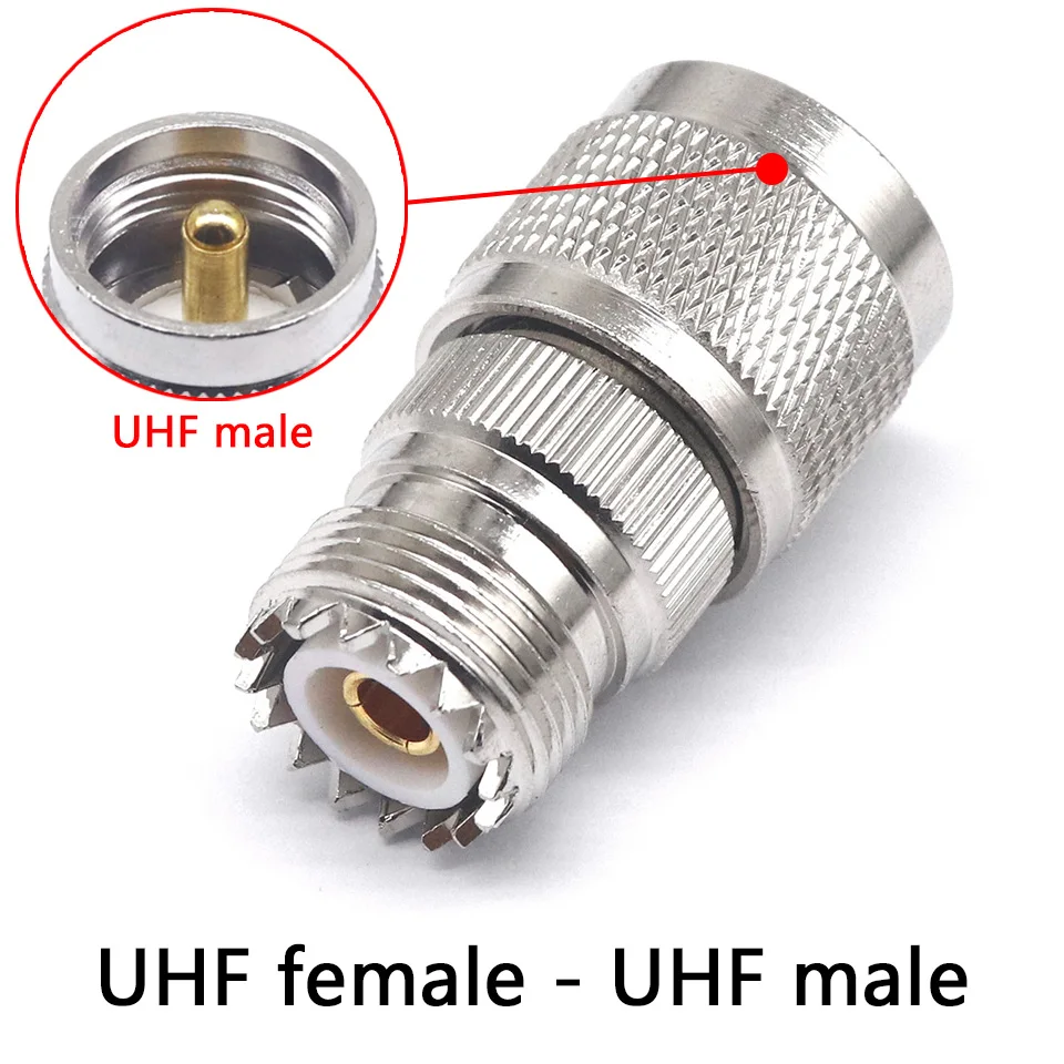 RF Connector Right Angle Elbow Adapter - UHF/N Male & Female 90 Degree
