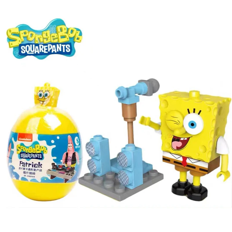 6pcs Sponge Baby Model Collection Doll Children's Building Block Toys Anime Cartoon Cute Baby Toys Twisted Eggs Children's Gifts