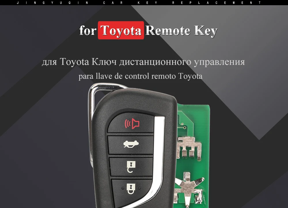 Chiave/Telecomando Per Toyota Camry 2018 -2020 Toy48 Sostituzione - 89070-06790 Fcc: Hyq12bfb Flip Remote 4 Pulsante 315mhz H (8a) Chip Toyota - Sf7d4a93458bd40f2a15ad1c99785a073B