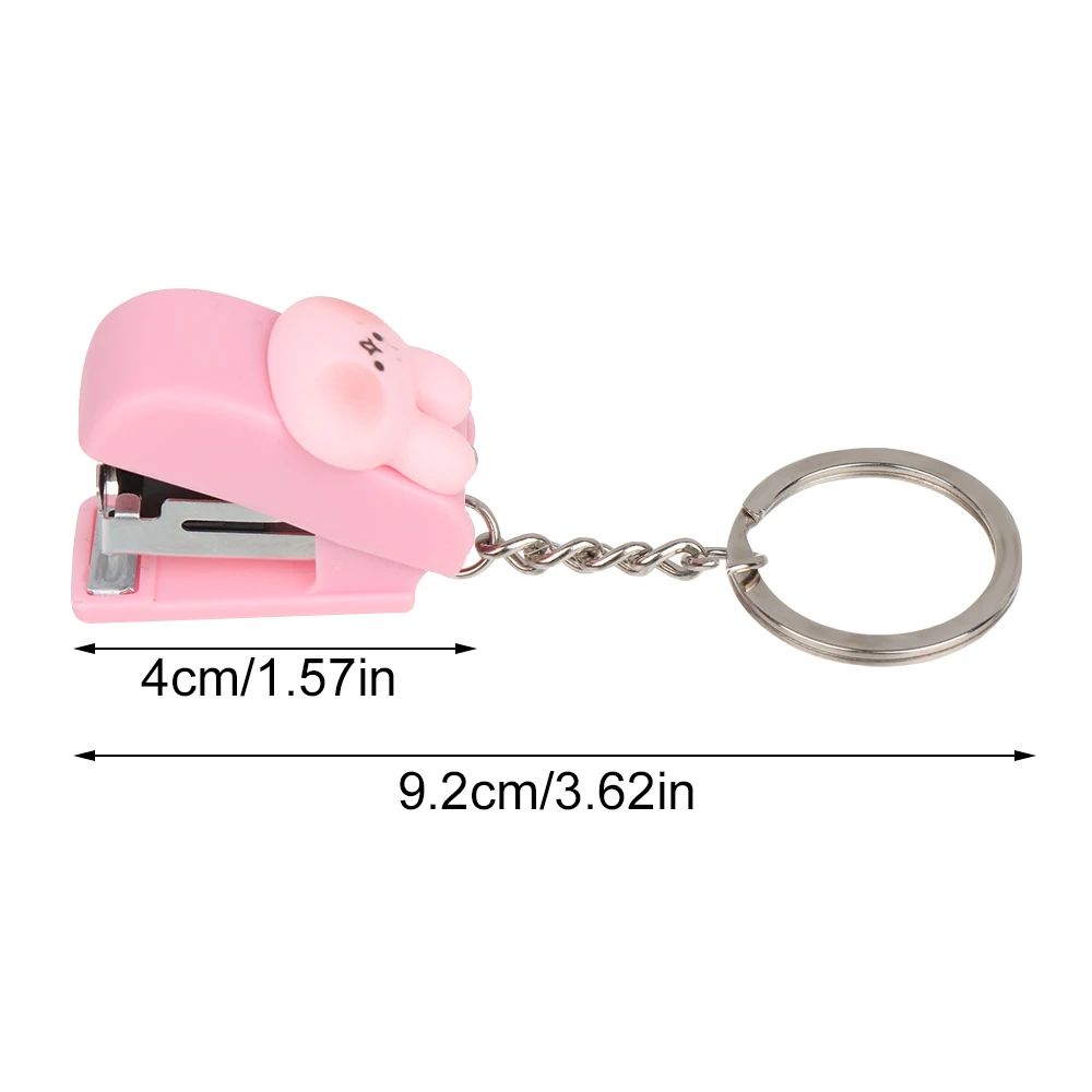 Mini Stapler Set Cute Mini Stapler Portable Cartoon Staples Binding Tools File Organizer Office Stationery School Student Supplies No.10