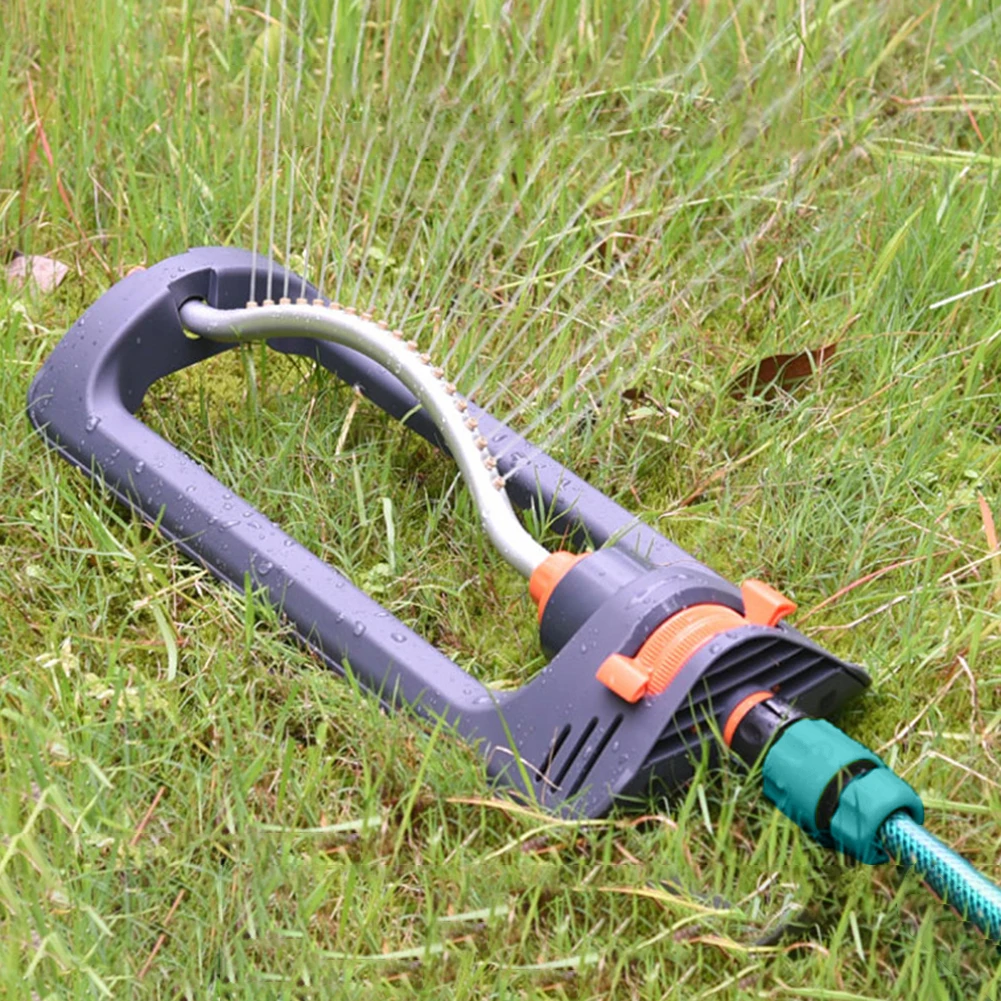 Garden Swing Sprinkler Yard Large Area Irrigation Oscillating Adjustable Lawn Park Watering System Accessories with 19 Nozzles garden sprinkler irrigation sprinklers
