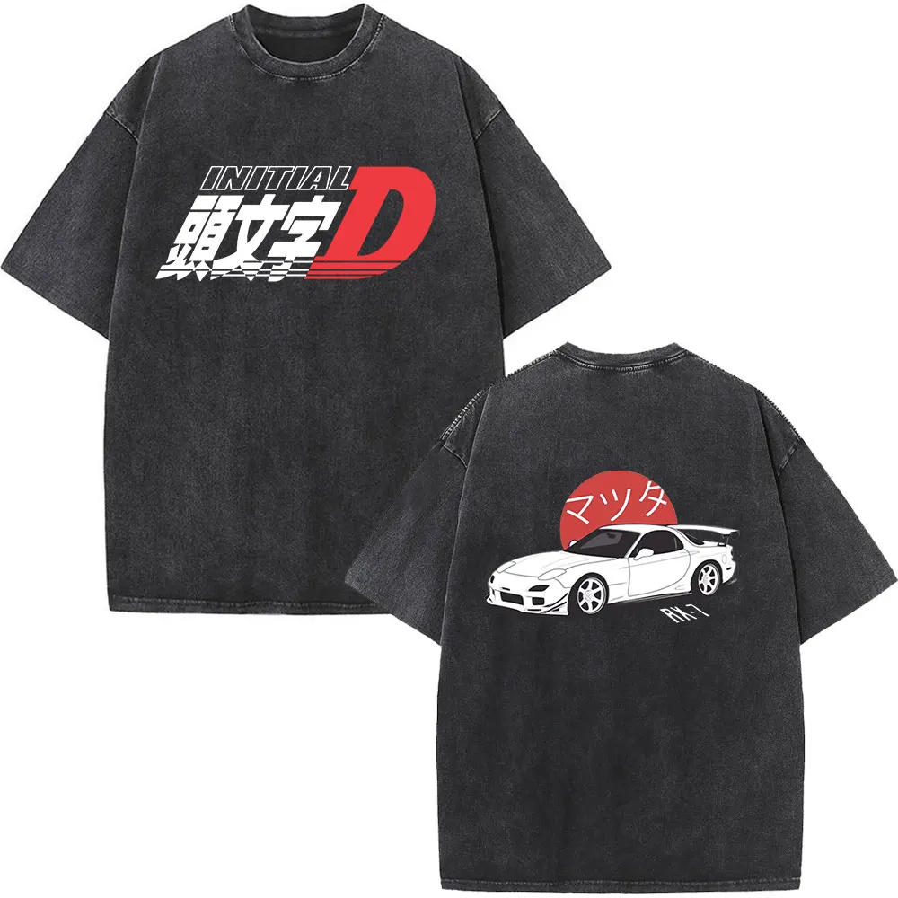 series☆頭文字DコラボINITIALD Vintage Grey Comic Tshirts Sff290b20eec34a30881ac8cc569fc