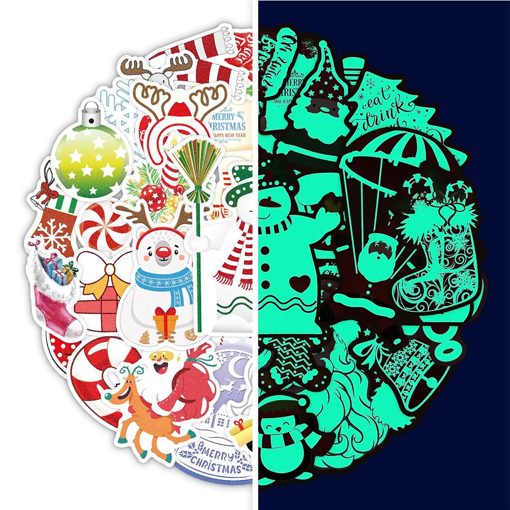 1030PCSLuminousNeonLightAestheticStickersGlowinTheDark