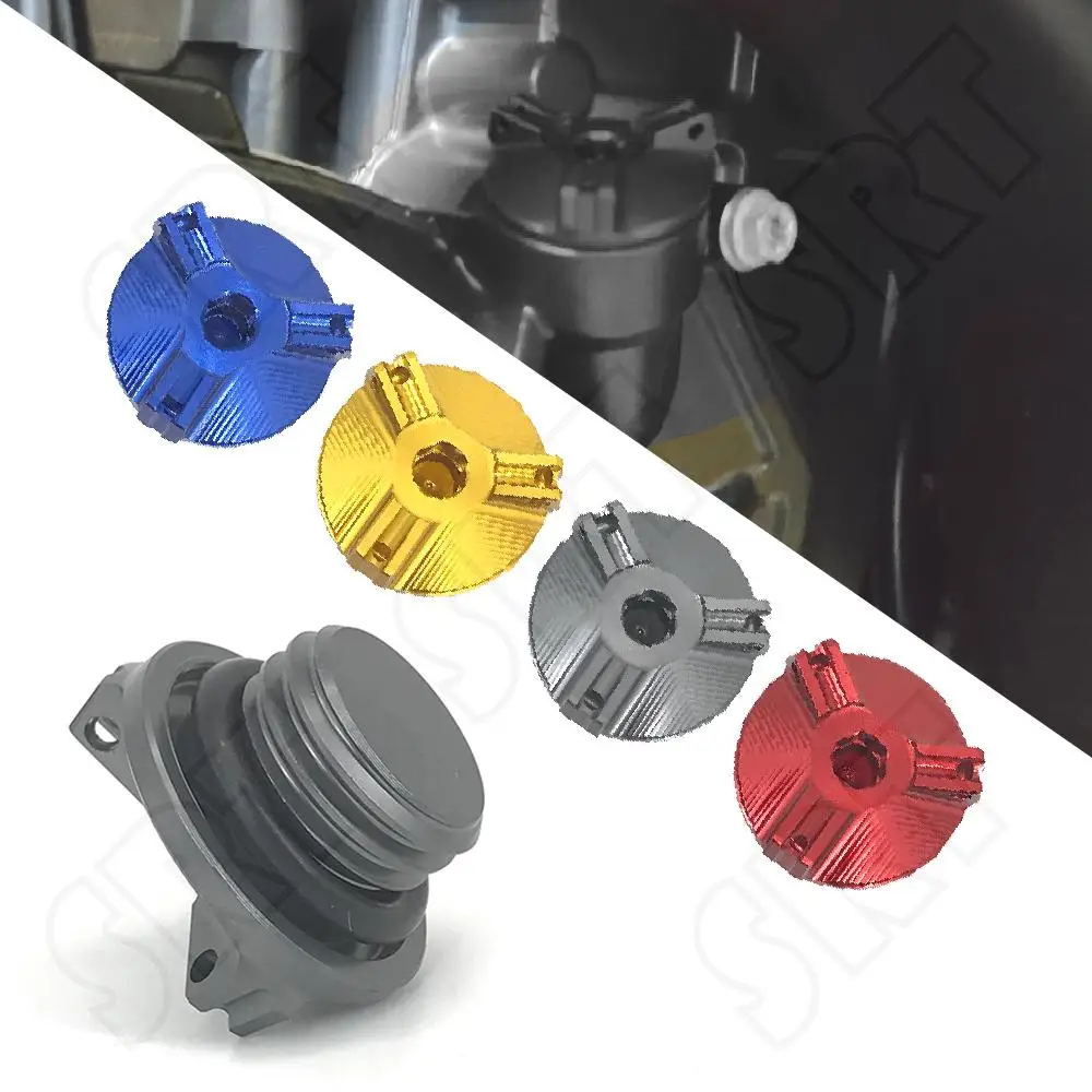 ByoBLu Motorrad Öl-Einfülldeckel CNC-Aluminium - Für Yamaha R1 R3 R6 Modelle