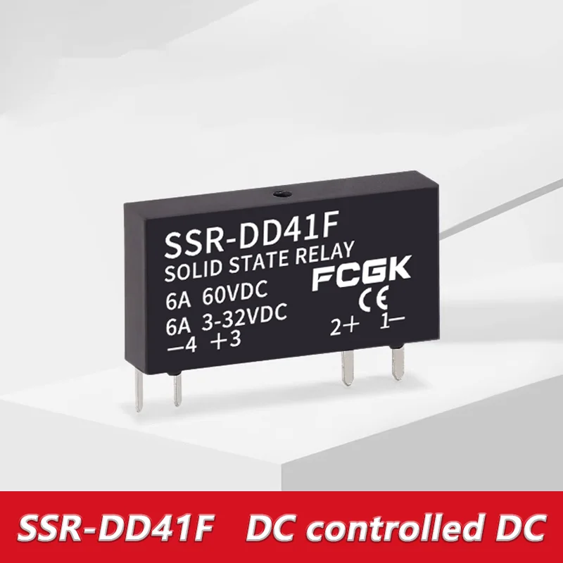 Slim Solid State Relay, 6A Din Rail, DC/AC Control