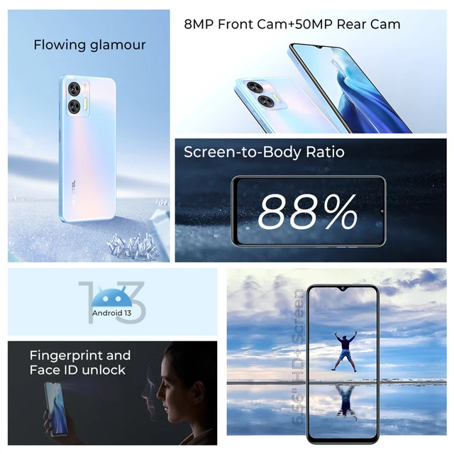 Coque + 3 Pcs Verre trempé pour Oukitel C35 / C36, Verre Trempé