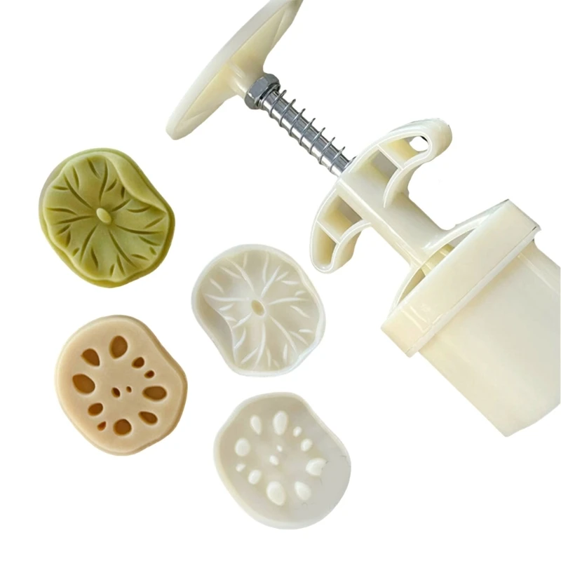 

Ice Skin Mooncakes Mold Hand Pressure Cookie and Dessert Tool Bakings Supplies