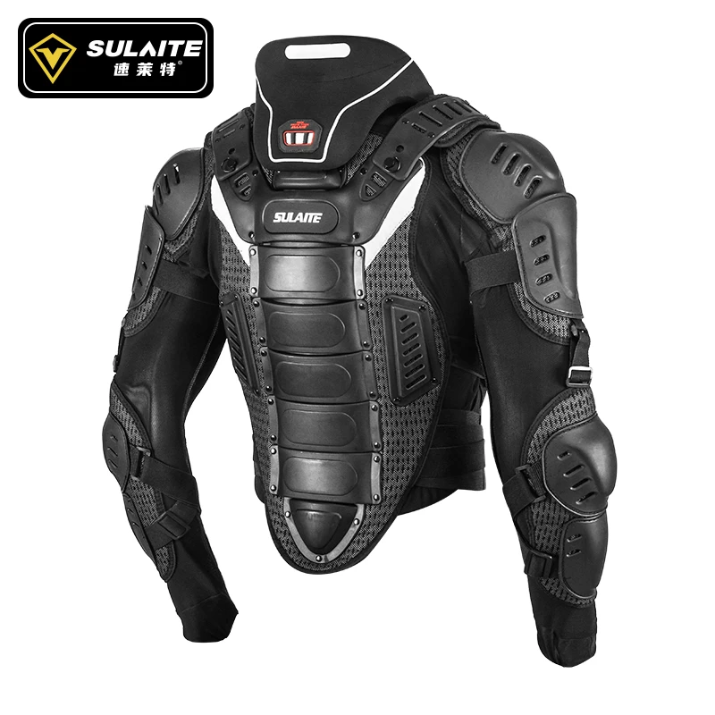 SULAITE Motorcycle Jacket Racing Armor Protector ATV Motocross Body Protection Jacket Clothing Protective Gear