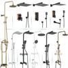 Promotion Shower Faucet Floor Mounted Bathtub Faucet Wall Bath Shower Set Ship From Brazil / EU /CA/MX Warehouse 1