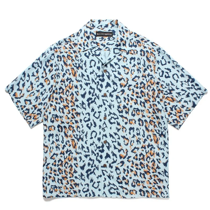 25SS Latest Vintage Full Print Leopard Brand WACKO MARIA Mens