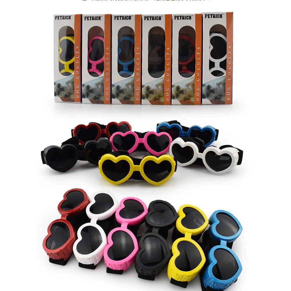 Premium Dog and Cat Sunglasses with Adjustable Strap - UV Protection & Windproof Pet Gift