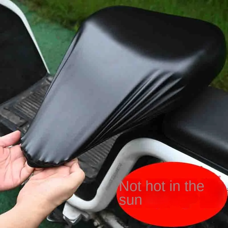 Motorcycle Seat Covers Faux Leather Seat Covers Car Seat Covers Scooter Seat Covers Electric Vehicle Leather Cushion Cover Sunscreen Waterproof Heat Insulation Breathable All-inclusive Seat Cover for All Seasons