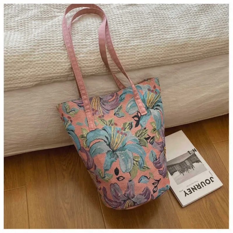 Women's Winter Bucket Tote - Large Capacity Premium Commuter Shoulder Bag, Fashionable Textured Autumn