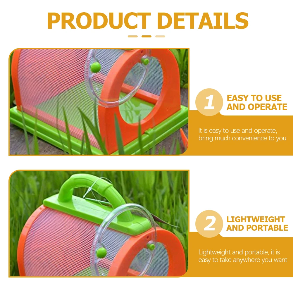 Toys Children’s Insect Cage Bug for Kids Puzzle Containers Exploration Camping Outdoor Insects Holders Cases 3
