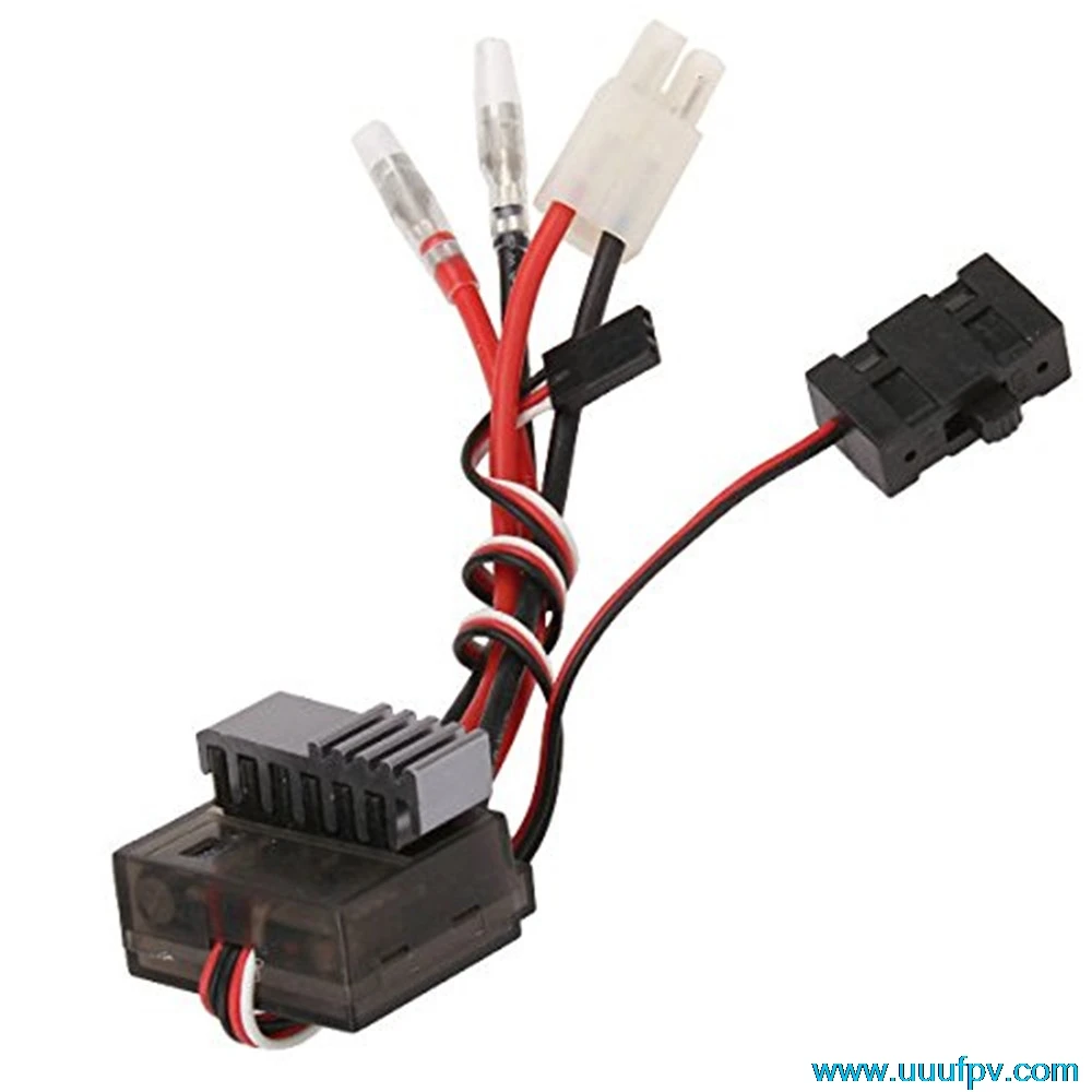 High Voltage RC Brushed 320A ESC Brush Speed Controller with Reverse Brake for HSP RC 1/10 1/8 Racing Car Boat 3