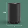 Air Purifier Home Auto Smoke Detector Hepa Filter Car Air Purifier USB Cable Low Noise With Night Light Desktop 6