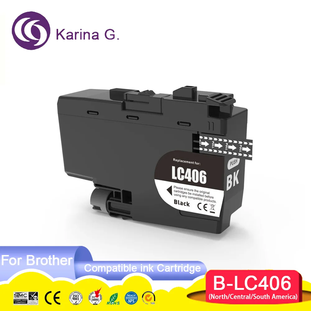 LC406 LC 406 Compatible Ink Cartridge For HL-JF1,MFC-J4335DW/J4345DW/J4535DW/J5