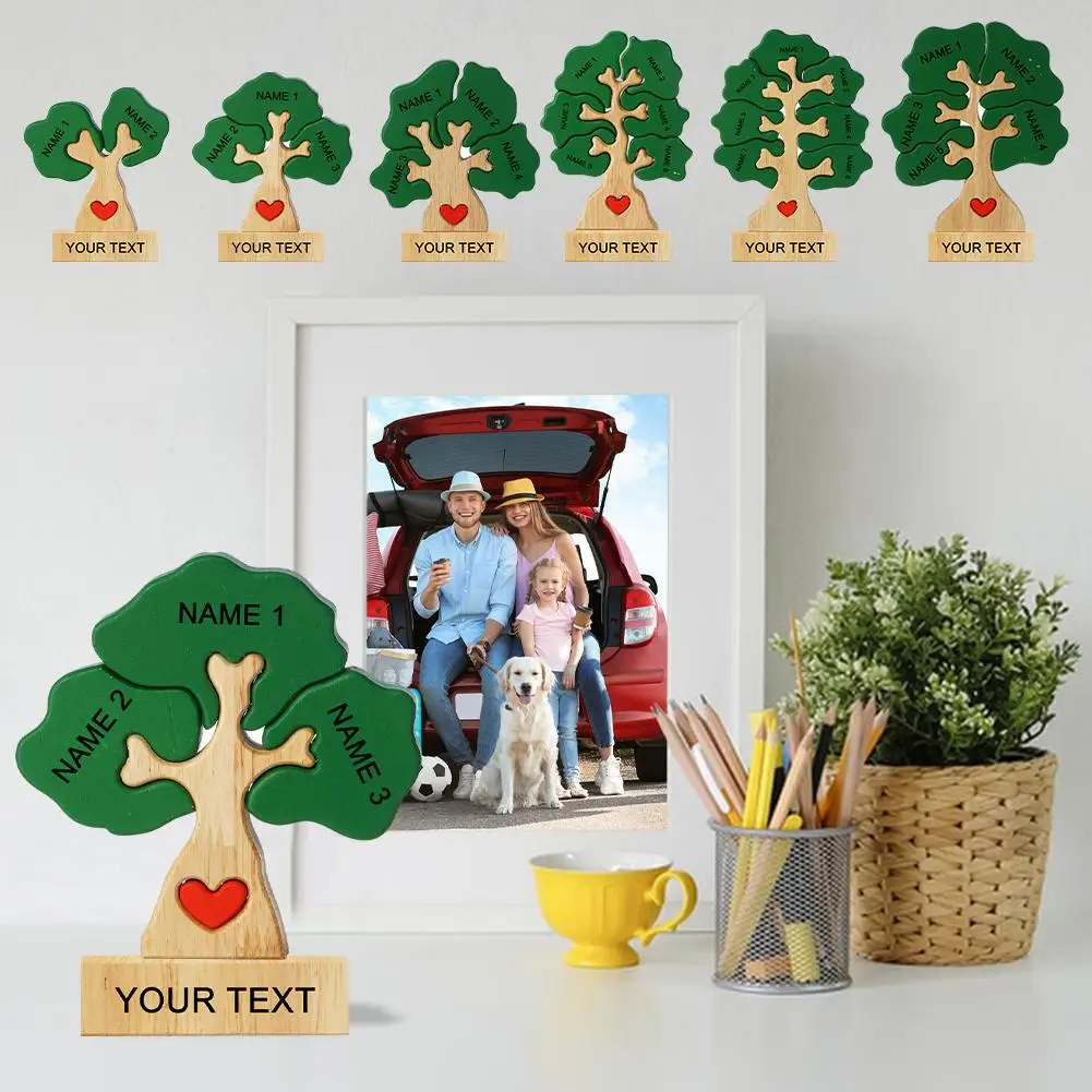 

New Kids Personalized Wooden Big Tree Puzzle Children Interactive Game Toy Educational Mathematics Toys For Room Decoration D4t1