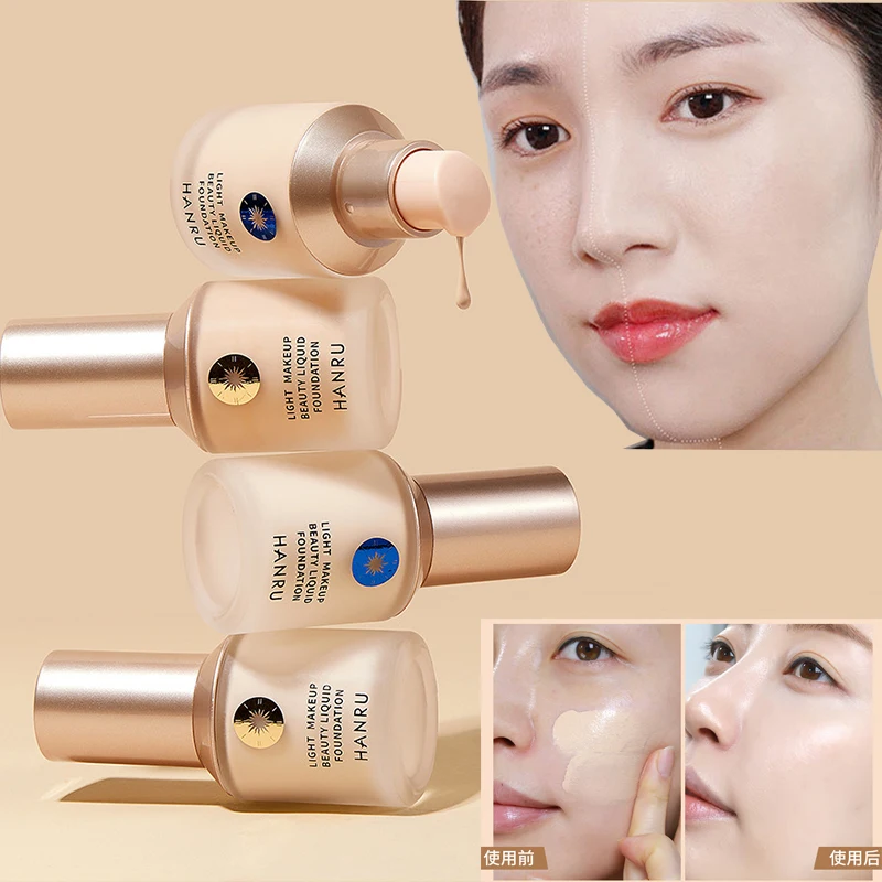 

Lightweight liquid foundation long-lasting sheer natural waterproof sweat-resistant oily skin foundation makeup