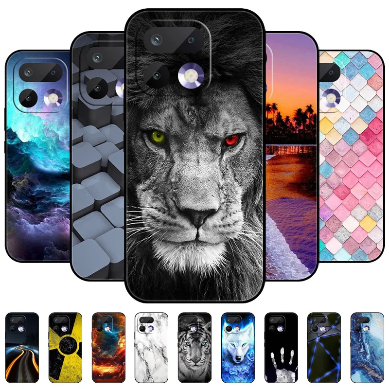 Luxury Marble Soft Silicone Shockproof Phone Case - Fashionable Protective Shell