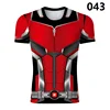 Summer Deadpool Wolverine T-Shirt Football Jersey Men Compression Spiderman Superheros Iron Man Short Sleeve Swimwear GYM Tops 2