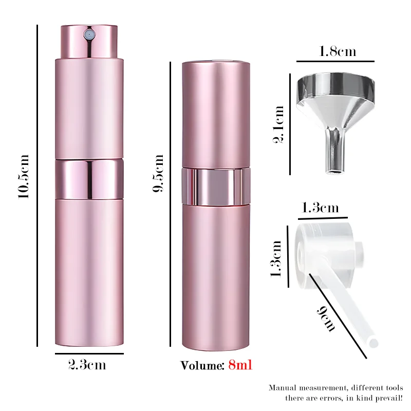 8ML Refillable Mini Perfume Bottle Portable Cosmetic Bottle Spray Travel Portable Sprayer Atomizer Perfume Spray perfume bottle perfume atomizer refillable bottles perfume spray bottle