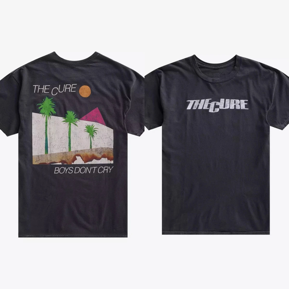 The Cure Boys Don't Cry Band T-Shirt Baumwolle Grafik-T-Shirt Herren Damen Sommer Streetwear