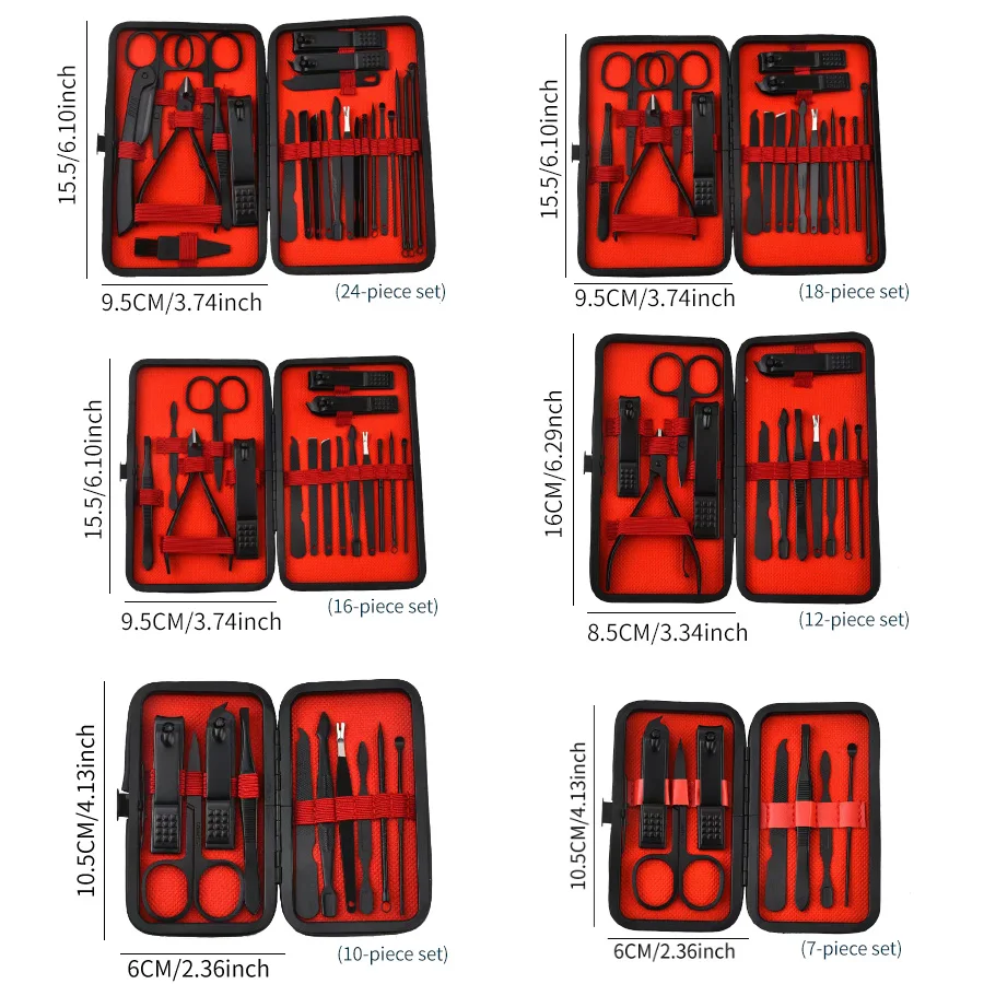 Nail Clipper Set Set Convenient Beauty Tools Nail Clipper Manicure Nail Trimmer Pedicure Knife Ear Peeling Knife Nail Manicure T BEST SELLERS