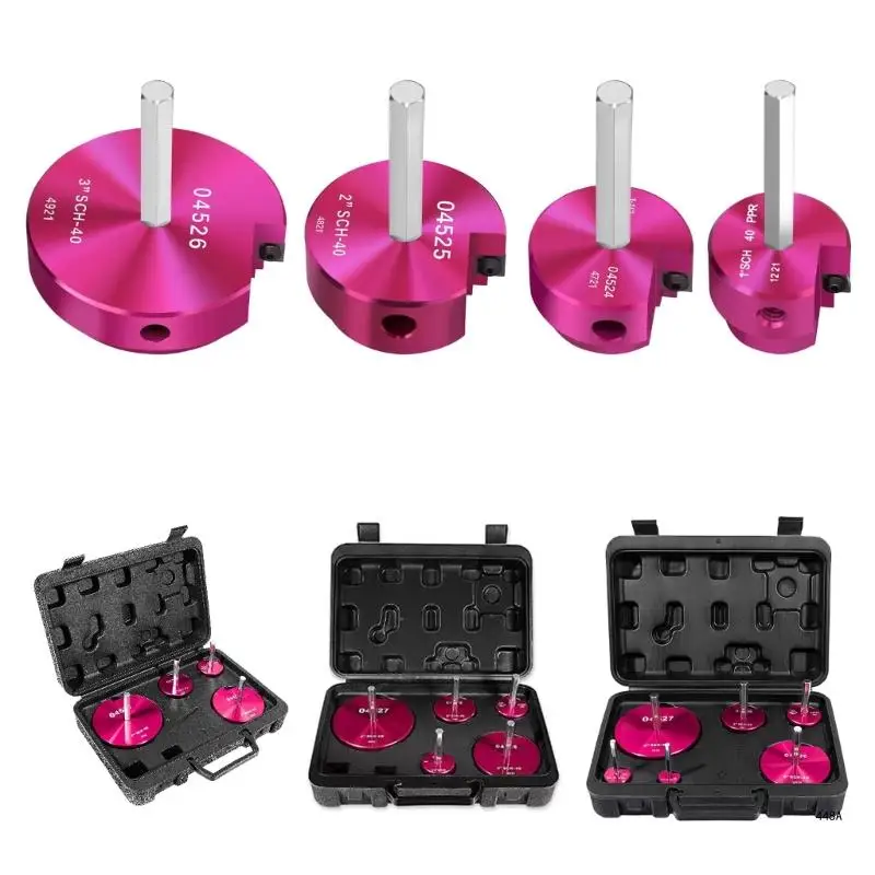 Kit D'alésoir De Tuyau, 4 Alésoirs En Alliage De PVC Pour