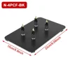 NEWACALOX PCB Fixture Clips Soldering Holder Third Hand Tool Magnetic Flexible Helping Hands with 3X LED Illuminated Magnifier 4
