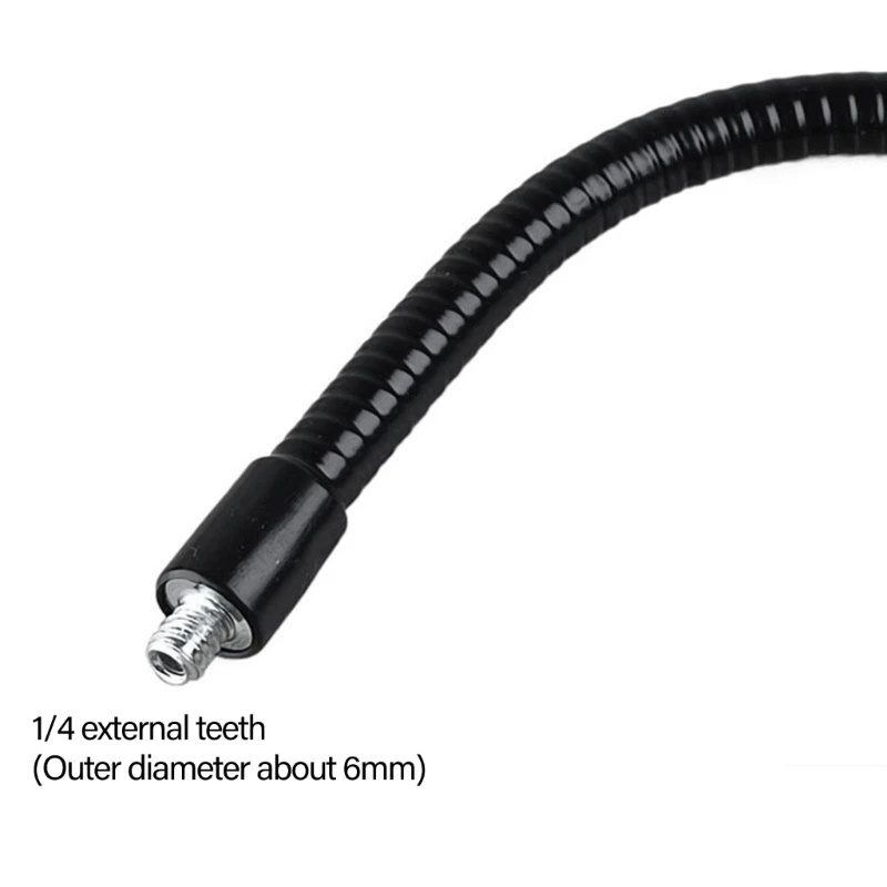 Tripod Screw Adapter 1/4 Inch Male to 3/8 Inch Male Goosenecks Hose Adjustable for Photography and Live Streaming M76A