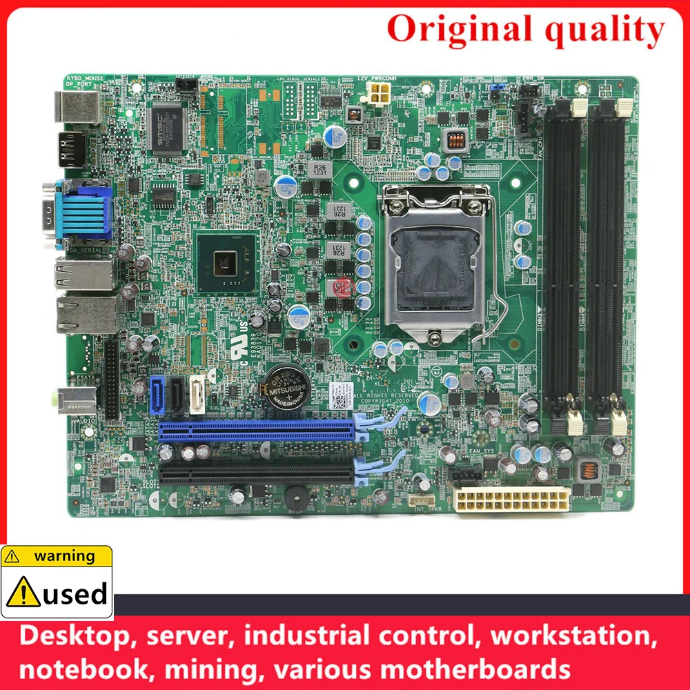 

Used 100% Tested for DELL OptiPlex 790 990 SFF Q77 Mainboard C9XW0 0C9XW0 CN-0C9XW0 Motherboard
