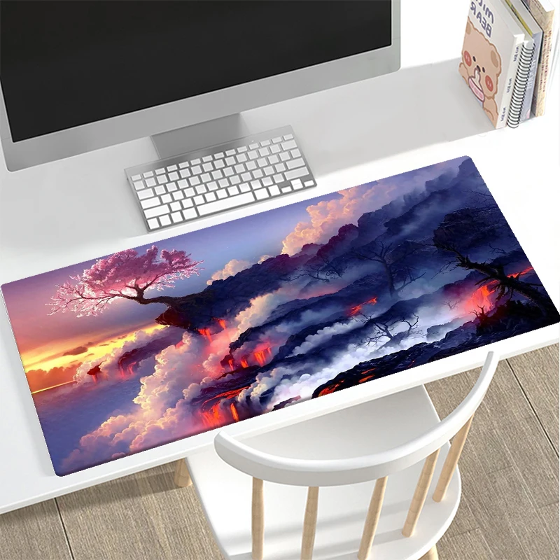 

Anime scenery figure large mouse pad player game mousemat desktop pad laptop game pad office carpet desktop accessories game pad
