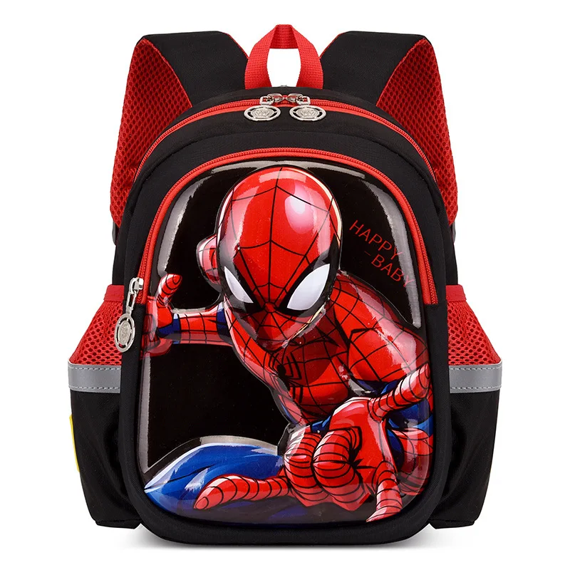 2022 Disney New Kindergarten Bag For Boys Spider Man Student Shoulder Orthopedic Backpack Age 3-8 Kids Birthday Gifts Mochila