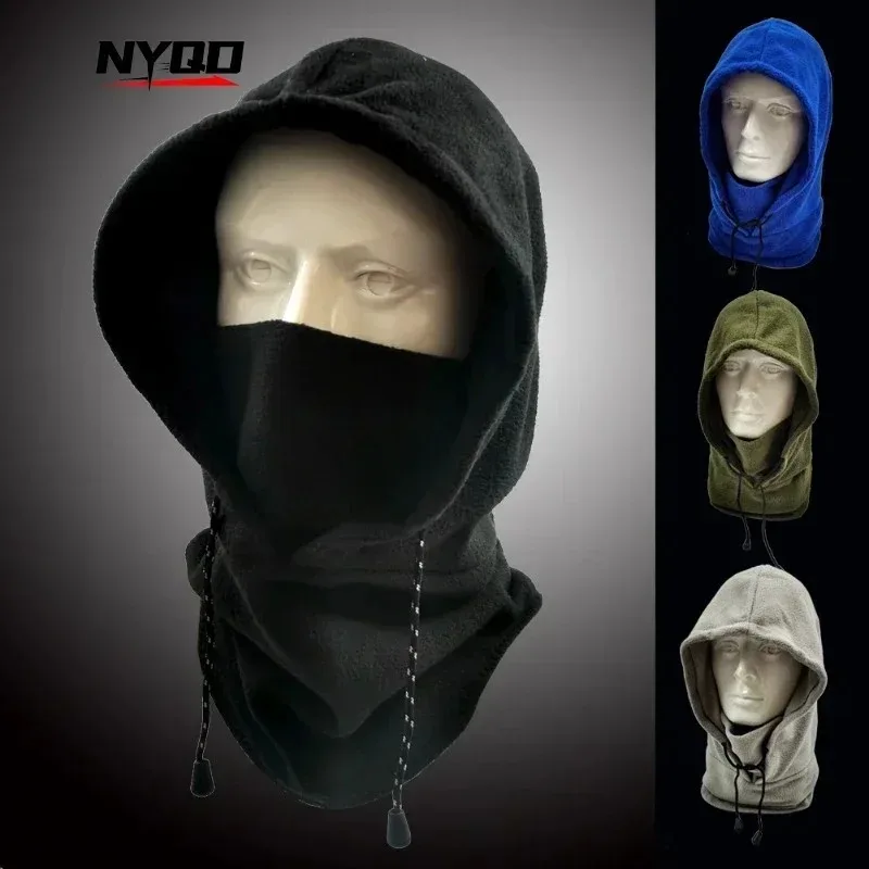 NYQD Fleece Balaclava Face Mask Image 2
