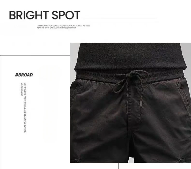 Description Picture 6 of itemSpring and Autumn jeans Multi-pocket Wear-resistant Overalls Men's Loose Feet with Casual Pants Trend Work Pants Men's Pants