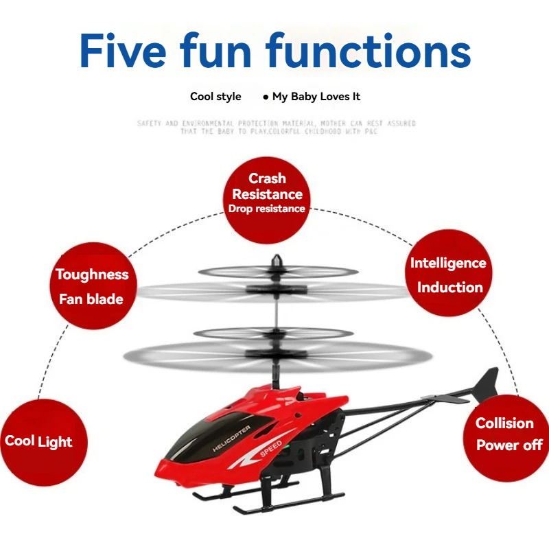 Mini Drone Jouet Extra Léger 75g - 6 Couleurs - Vol Stable