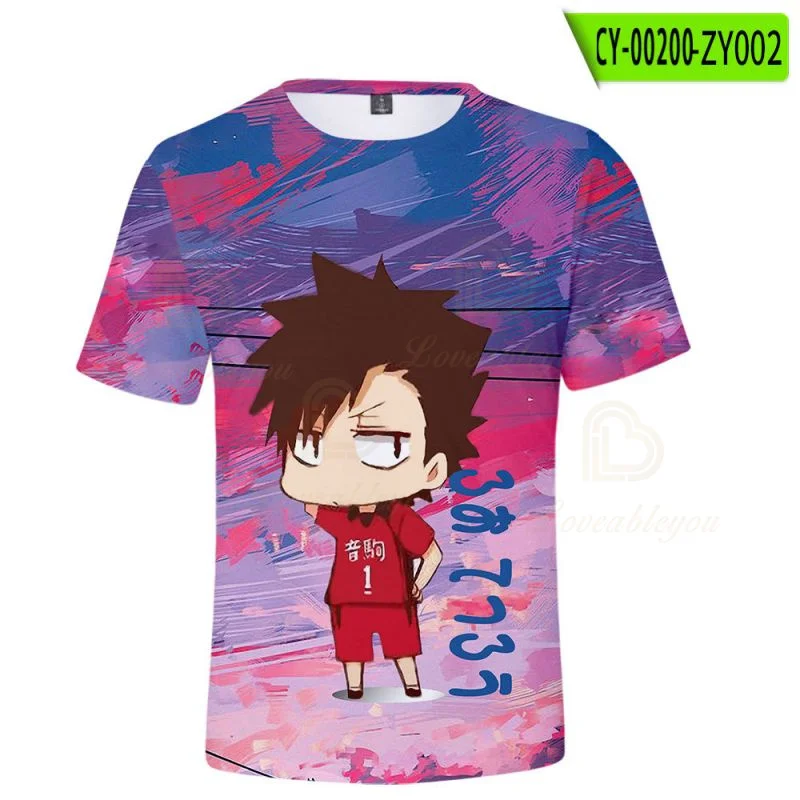 Haikyuu T-shirt Children's Clothing Boys T-shirt Anime 3D Print T