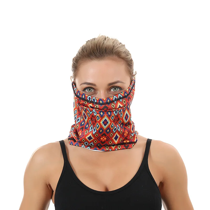 mens infinity scarf Sport Scarf Palace Style Bandana Balaclava Cycling Hiking Tube Face Head Wrap Cover Riding Headband Motorcycle Face Mask Camping head scarf men
