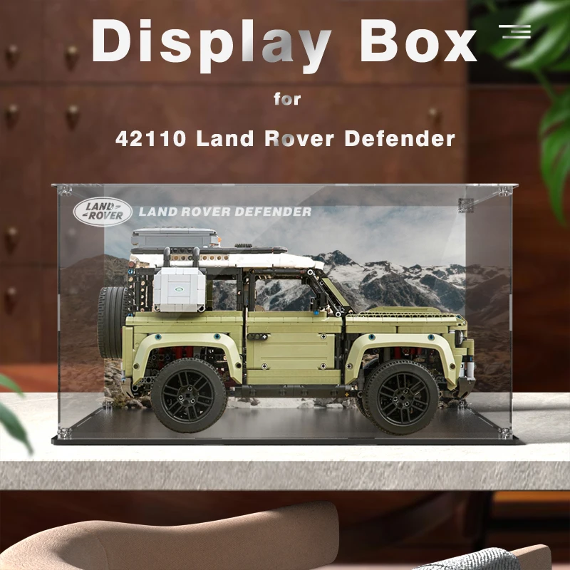 Acrylic Display Box For Lego Brick 42110 Land Rover Defender Dustproof