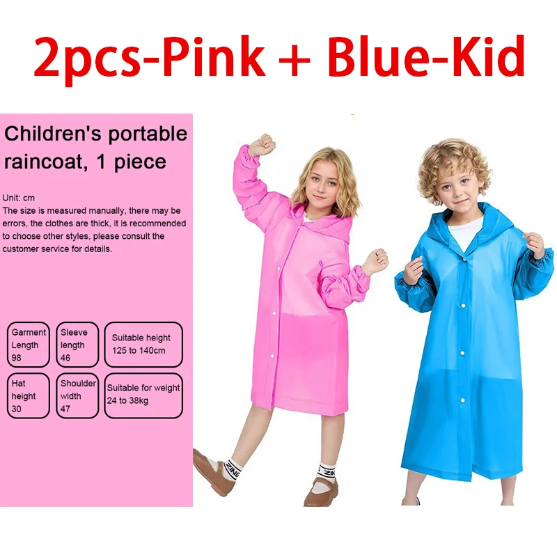 Children's Yellow Waterproof Raincoat Poncho