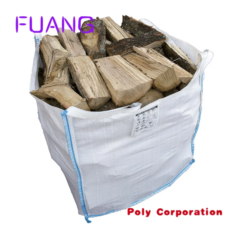 wholesale firewood pp fibc ton bag big bulk jumbo 8 loop vented ton tote bag  wood log holder firewood storage rack - AliExpress