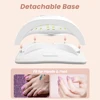YIKOOLIN UV LED Nail Lamp Professional Nail Dryer Gel Polish Light UV Nail Light with 4 Timer Setting Curing Gel Toe Nails 4
